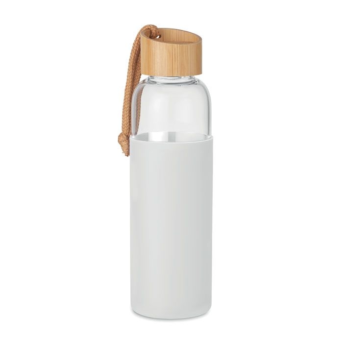 MO6845-06Chai Trinkflasche Glas 500 ml_ weiss