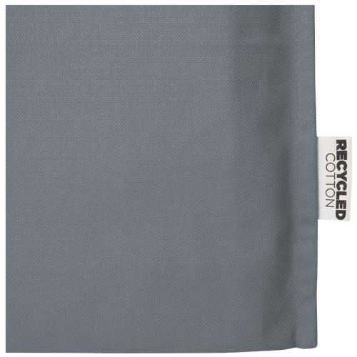 PF120737-6Florida 270 g_m² Tragetasche mit Seitenfalten 14L_ grau