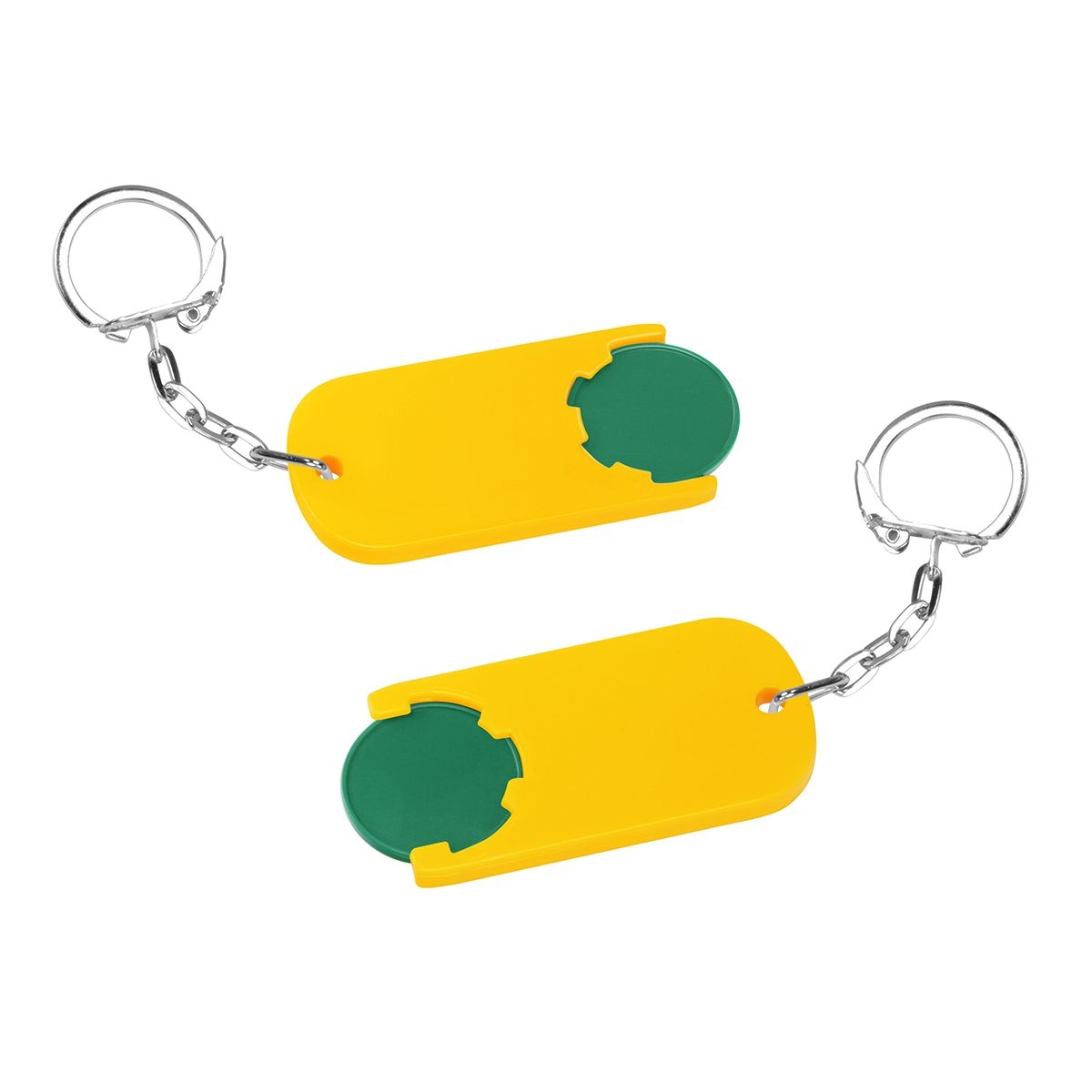 HE7439K-2-4Chiphalter mit 1€-Chip _Alpha_ gruen_ gelb