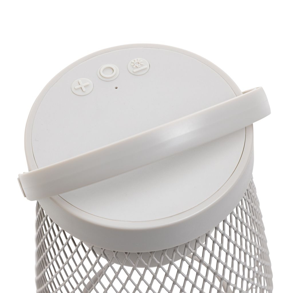 XDP513.75-02Aurora USB-Tischlampe aus RCS recyceltem ABS_ grau