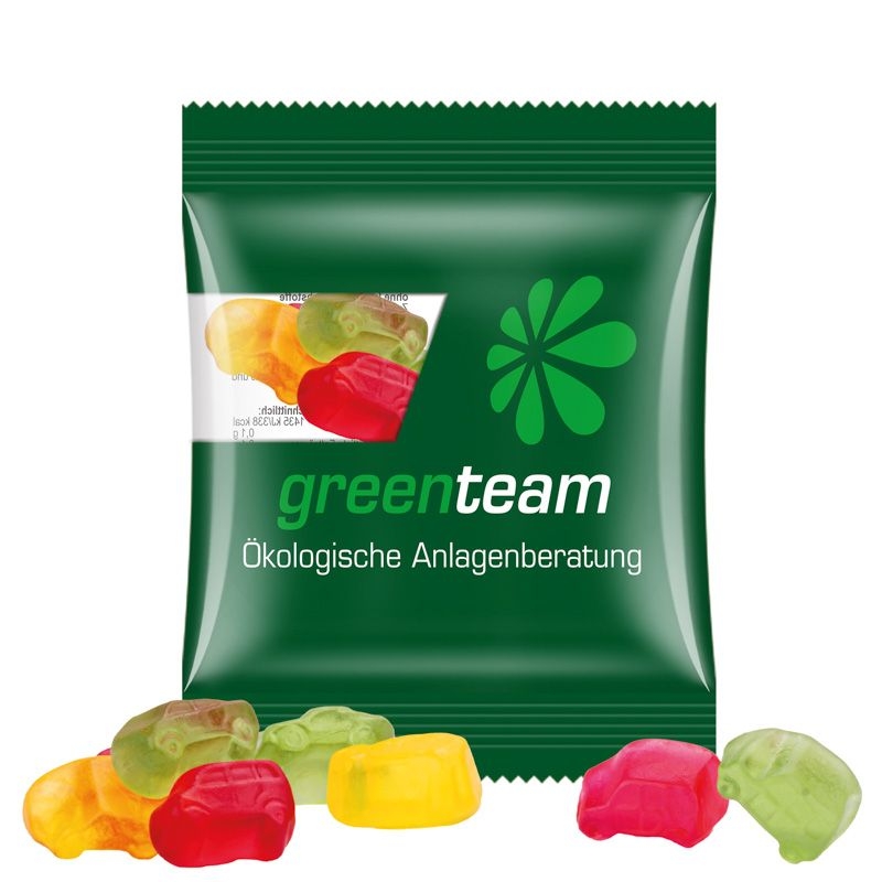 JG15061-10Minituete 10g_ Fruchtgummi Standardformen_ Automischung_ transparente Folie