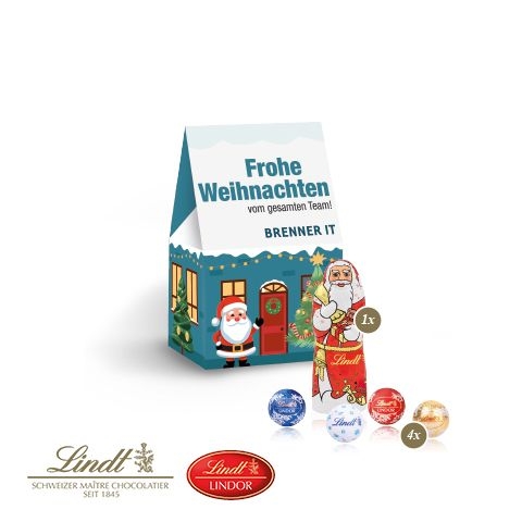 CD95529Praesent _Christmas Minis_ mit Lindt Minis und Nikolaus
