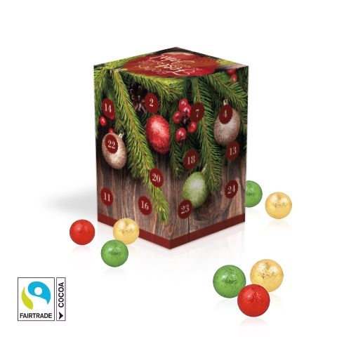 CD95183-01Adventskalender Cube _XL_ mit Fairtrade® Schokolade_ Motiv-Vorlage