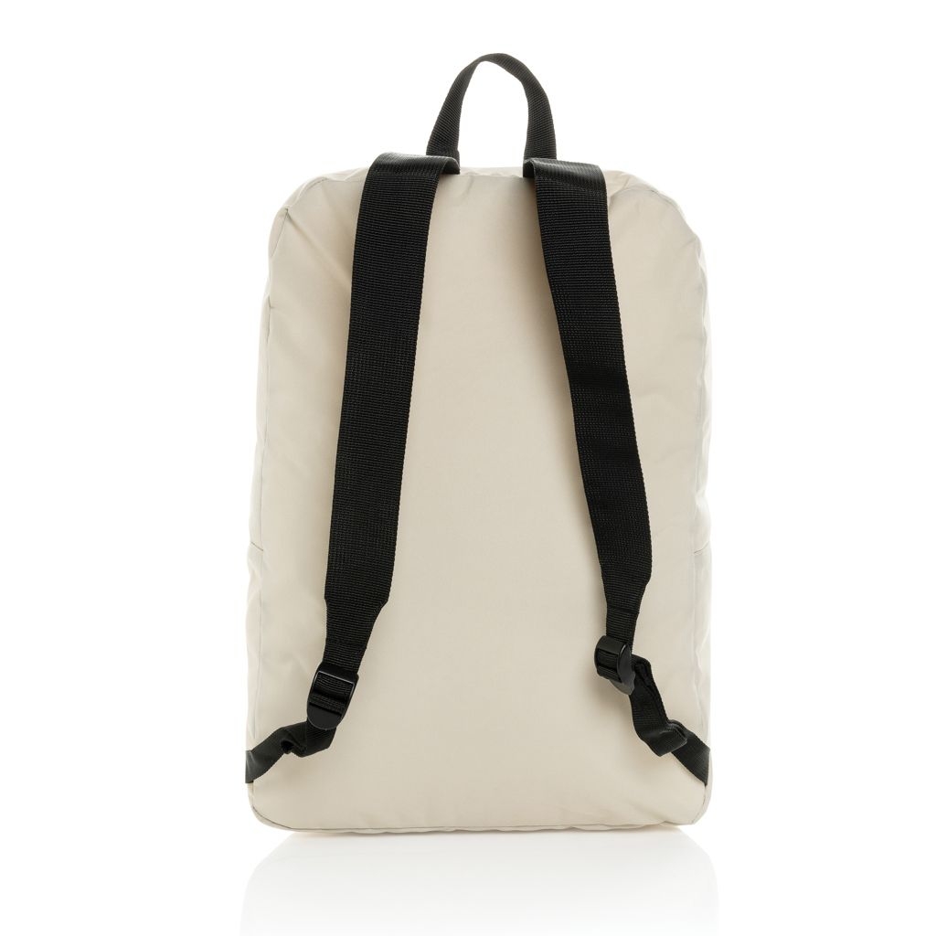 XDP763.19-13Dillon AWARE™ RPET faltbarer klassischer Rucksack_ off white