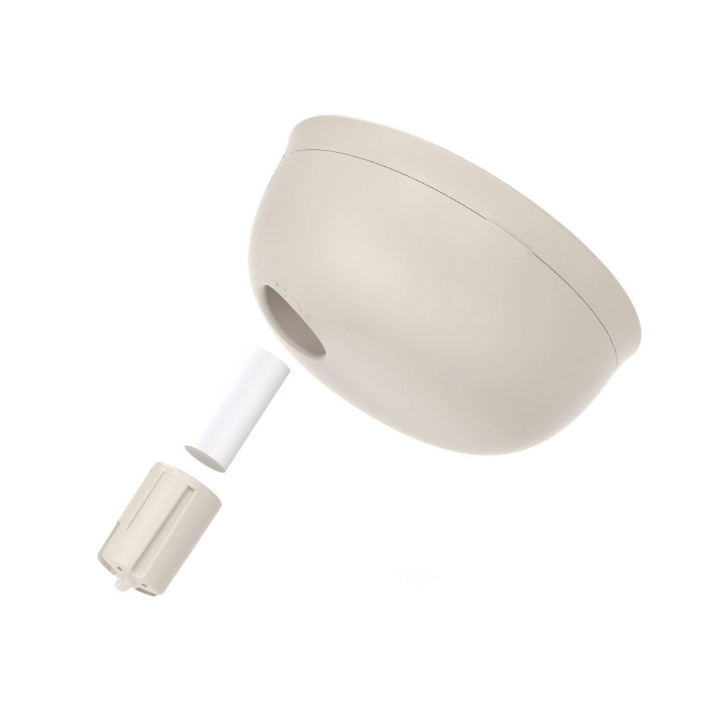 XDP457.02-19Breevia aufladbarer schwimmender Luftbefeuchter aus RCS rABS_ beige