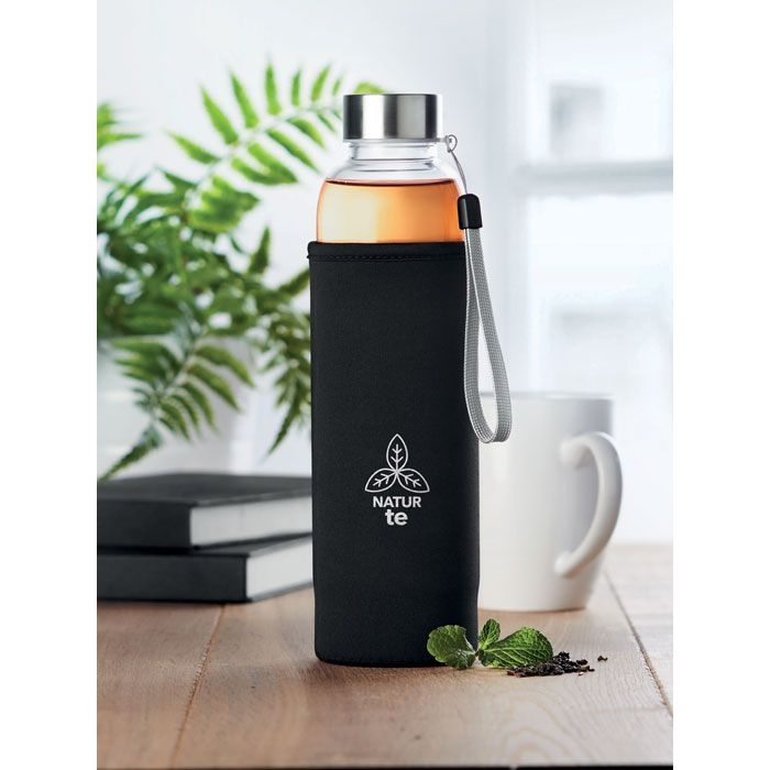 MO9636-03Utah Tea Einwandige Trinkflasche_ schwarz