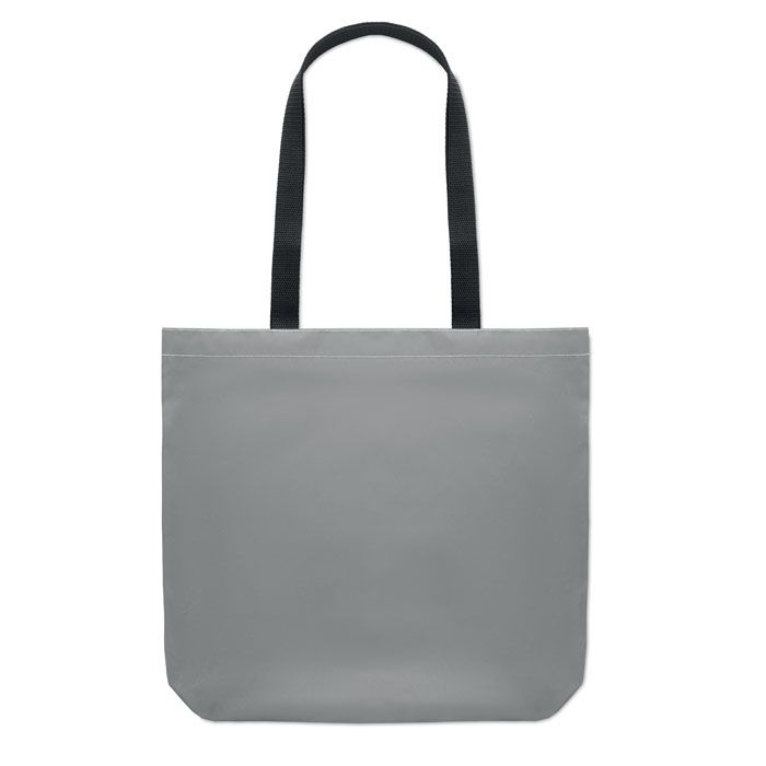 MO6302-16Visi Tote Reflektierende Einkaufstasche_ mattsilber