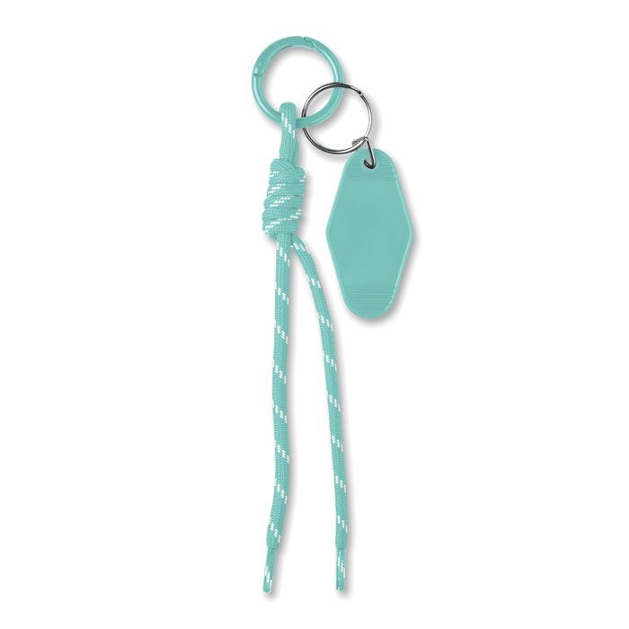MO3167-77Keybraid Schluesselring mit Schnur_ mintgruen