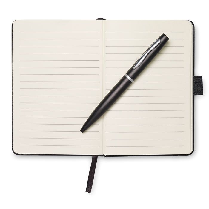 MO8109-03Notalux DIN A6 Notizbuch_ schwarz