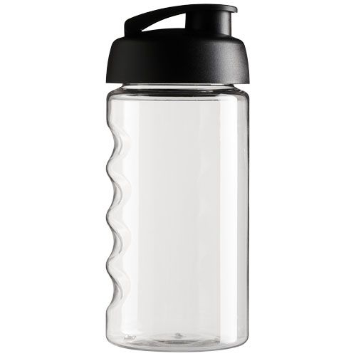 PF210050-1H2O Active® Bop 500 ml Sportflasche mit Klappdeckel_ transparent_schwarz