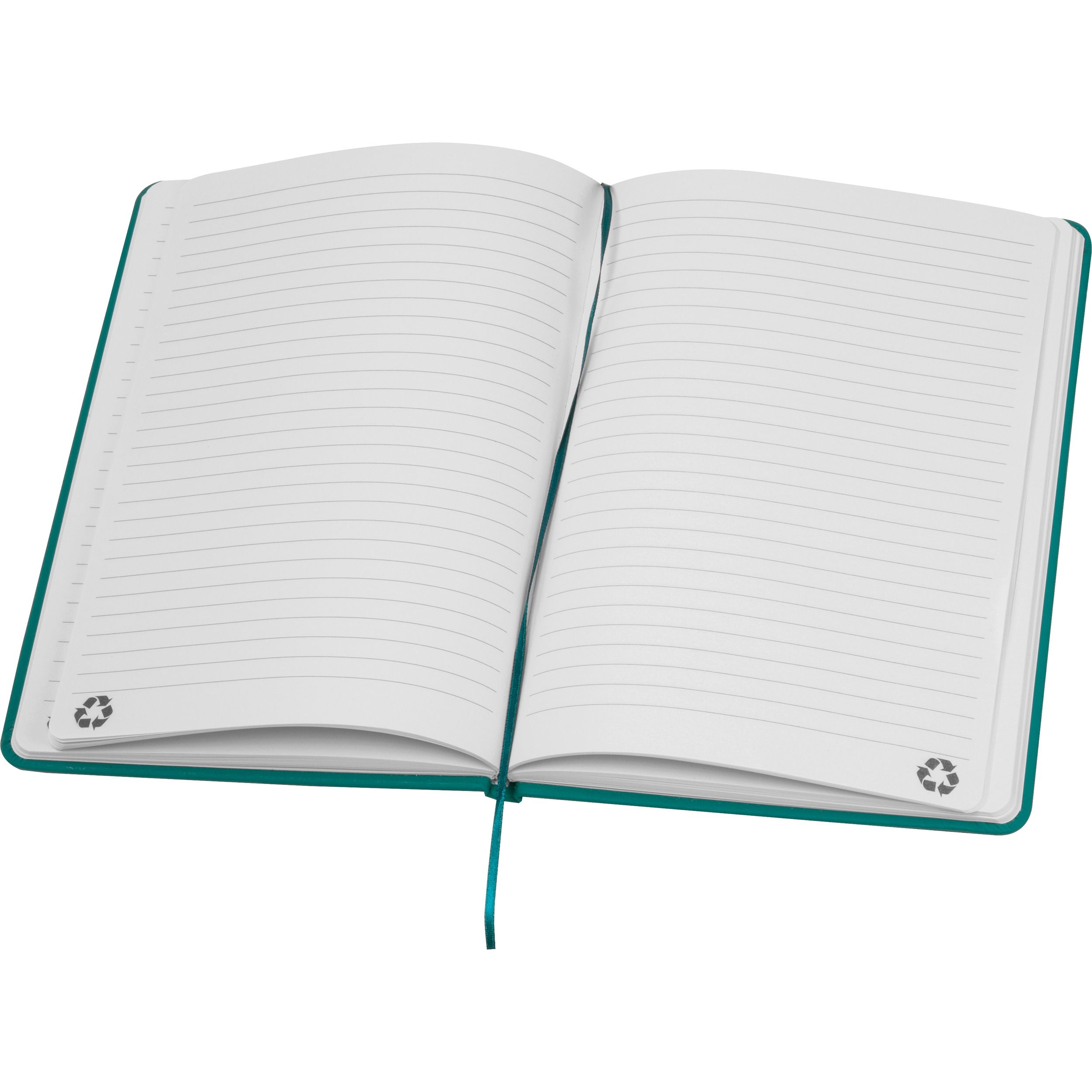 MA25261-14A5 Notizbuch aus recyceltem Papier DOMINIK_ tuerkis