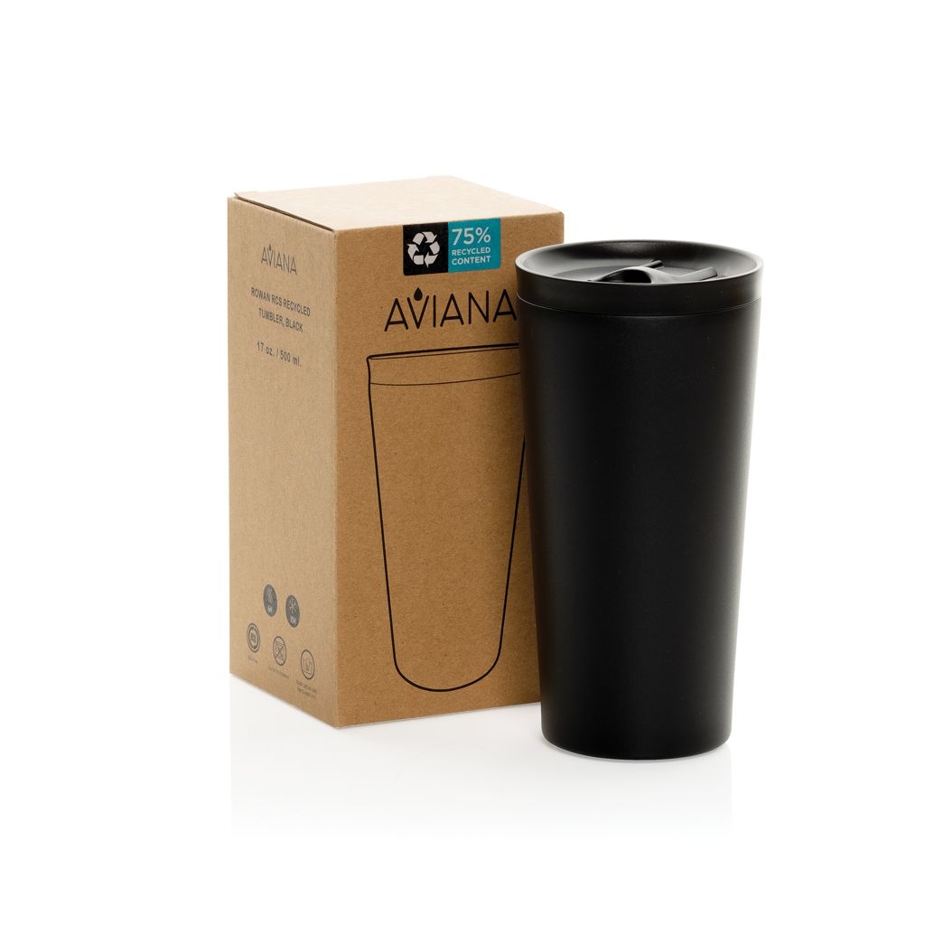XD101950-001Aviana™ Rowan RCS recycelter Thermobecher 500ml_ schwarz