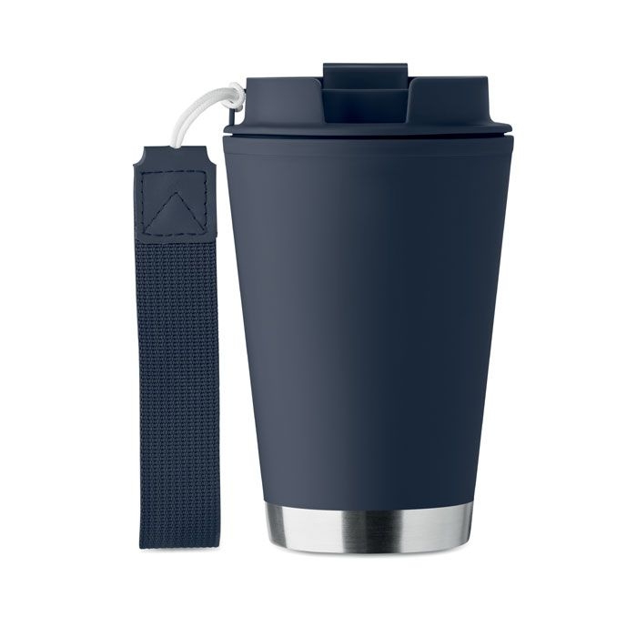 MO2596-85Topiz Doppelwandiger Becher 300 ml_ marineblau