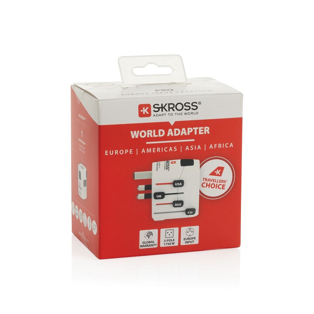 XDRB1.10314-5SKROSS Pro 3-Pole World Travel Adapter_ weiss