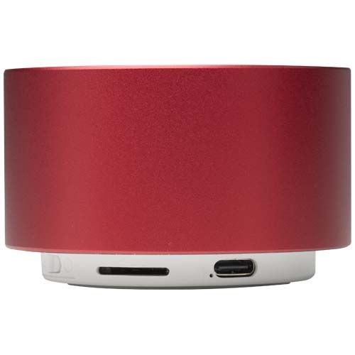 PF124486-1Ankaa 3 W Bluetooth® Lautsprecher aus recyceltem Aluminium_ rot