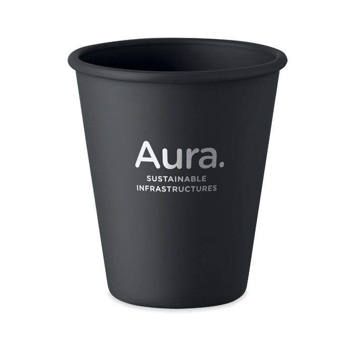 MO2607-03Cupful Wiederverwendbarer Becher PLA_ schwarz