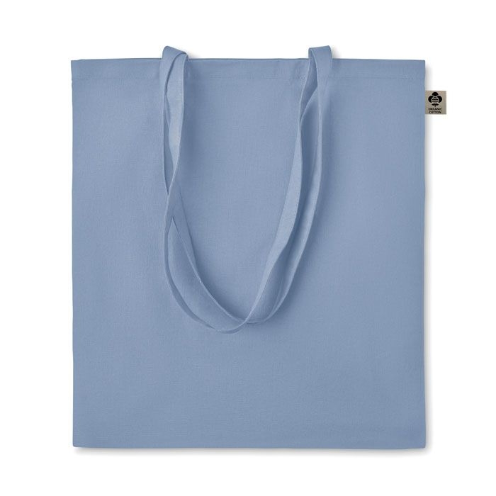 MO6189-66Zimde Colour Organic-Cotton Einkaufstasche_ babyblau