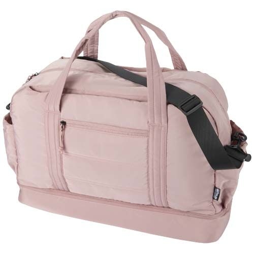 PF130115-2Puffer GRS recycelte Reisetasche mit isoliertem Boden 30L_ altrosa
