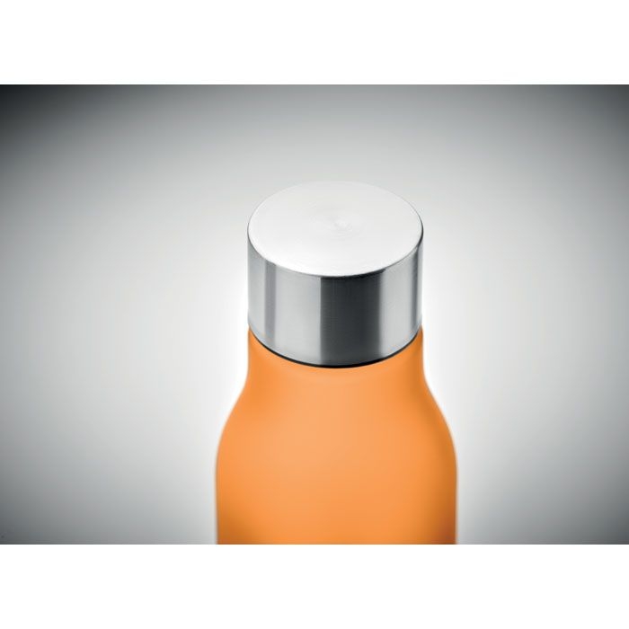 MO6237-29Glacier Rpet Trinkflasche RPET 600ml_ transparent orange