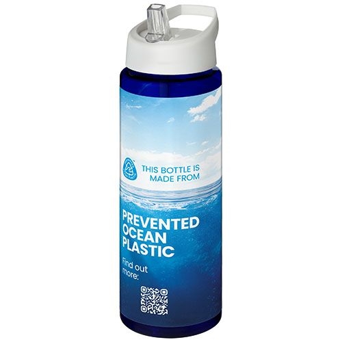 PF210486-6H2O Active® Eco Vibe 850 ml Sportflasche mit Ausgussdeckel _ blau_weiss