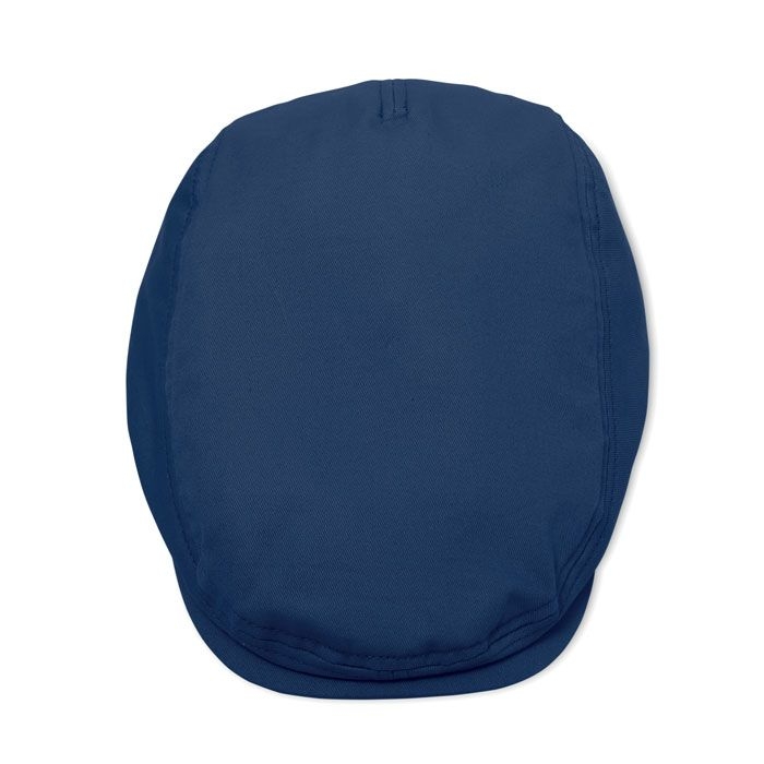 MO2850-04Flat Peak Newsboy-Kappe 235 g_m²_ blau