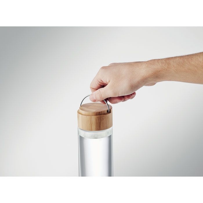 MO6413-22Ameland Trinkflasche Glas 500ml_ transparent