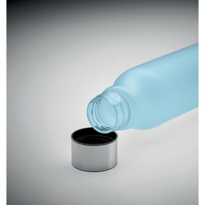 MO6237-52Glacier Rpet Trinkflasche RPET 600ml_ transparent hellblau