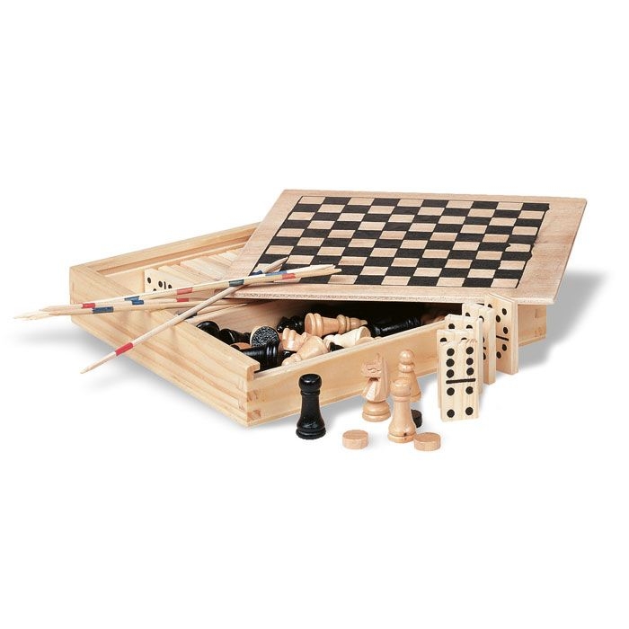 KC2941Trikes Spielesammlung in Holzbox