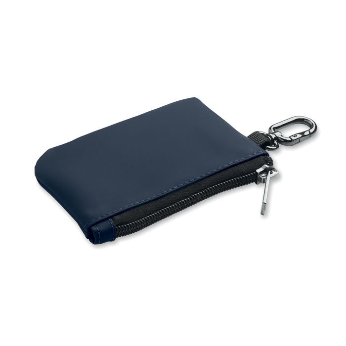 MO3161-85Guardo Schluesseletui PU mit Karabiner_ marineblau