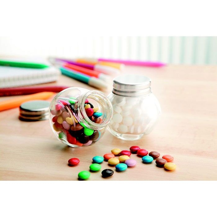 KC6640-99Chocky Schokolinsen im Glasspender_ multicolour