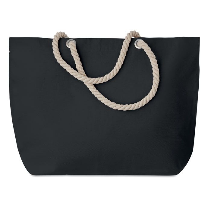 MO9813-03Menorca Strandtasche mit Kordelgriff_ schwarz