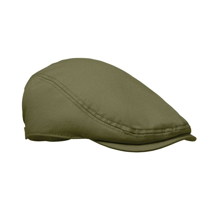 MO2850-49Flat Peak Newsboy-Kappe 235 g_m²_ armeegruen