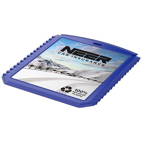 PF220502-5Thrym rechteckiger Eiskratzer aus recyceltem Kunststoff_ blau