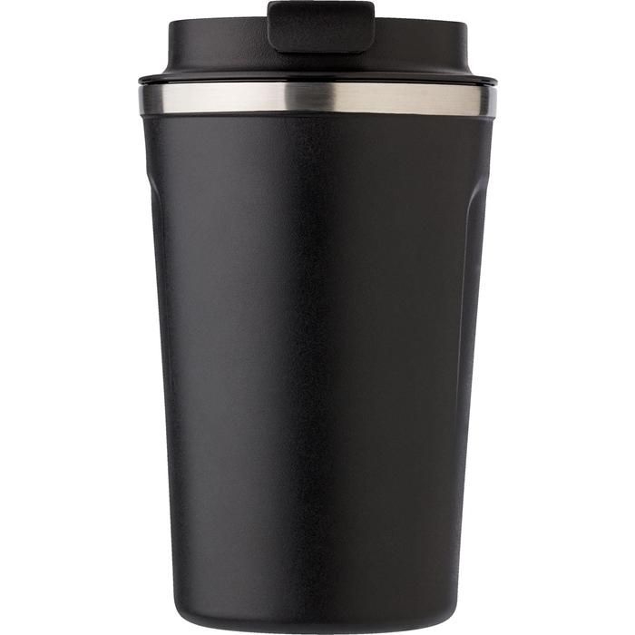 GI668115-01Doppelwandiger Becher aus Edelstahl Sofia_ schwarz