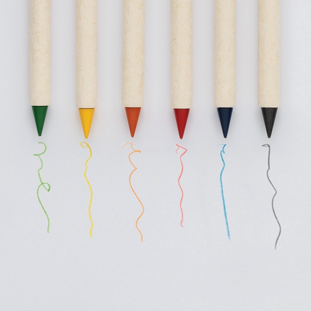 XDP611.35-03Micki GRS Infinity 6-teiliges Buntstift-Set_ weiss