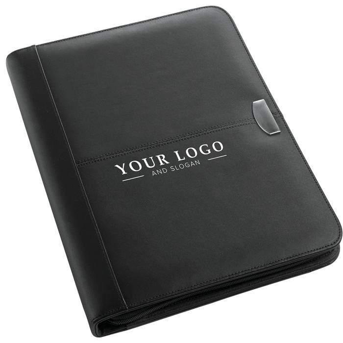 GI8617-01Dokumentenmappe aus Kunstleder Josie_ schwarz