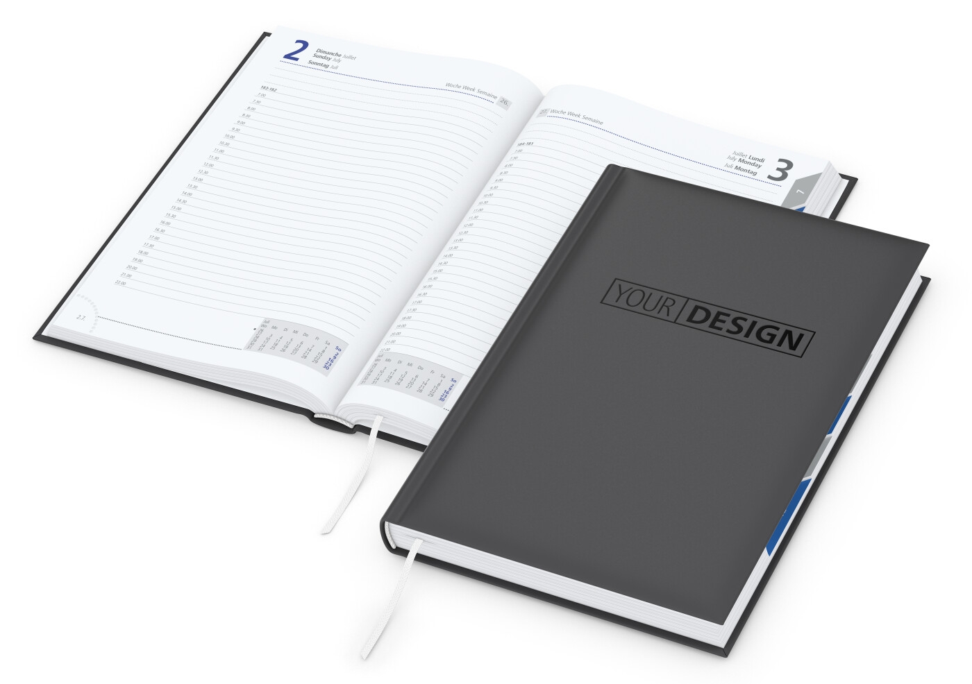 GE0064-ANBTageskalender Manager Monatsregister_ anthrazit_ Schwarzpraegung