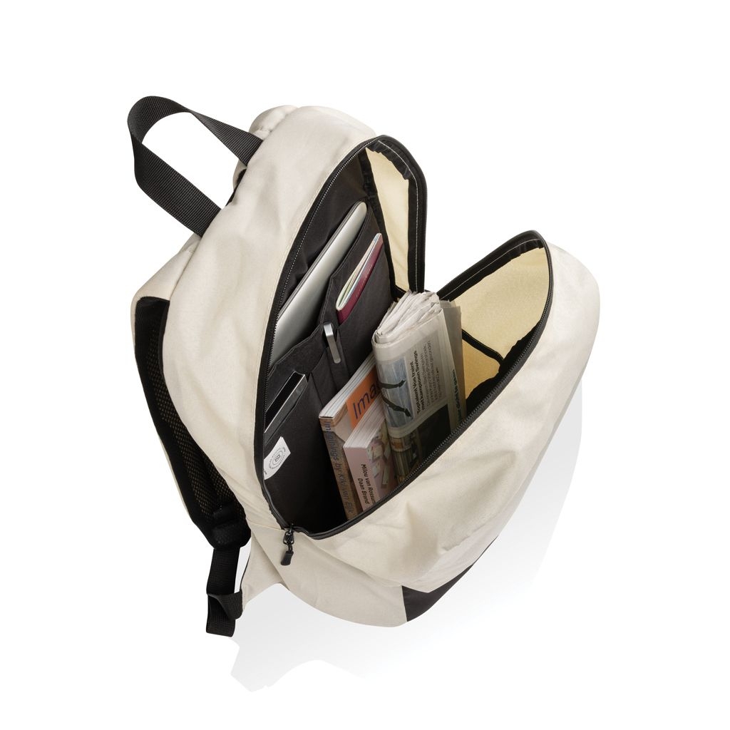 XDP763.25-3Kazu AWARE™ 15_6_ RPET Laptop-Rucksack_ off white