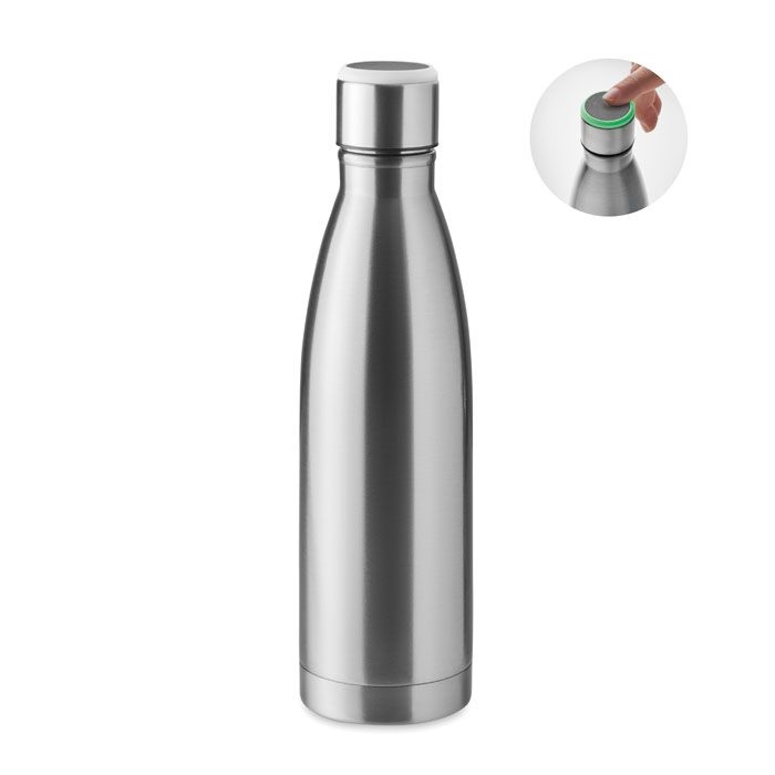 MO6856-16Dereo Doppelwandige Flasche 500 ml_ mattsilber