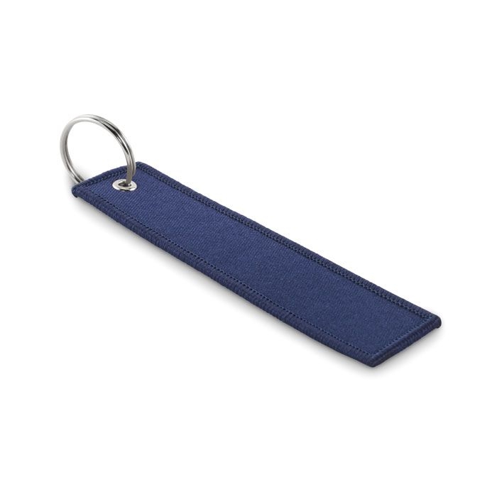 MO2463-85Takeoff Schluesselring Polyester Tag_ marineblau