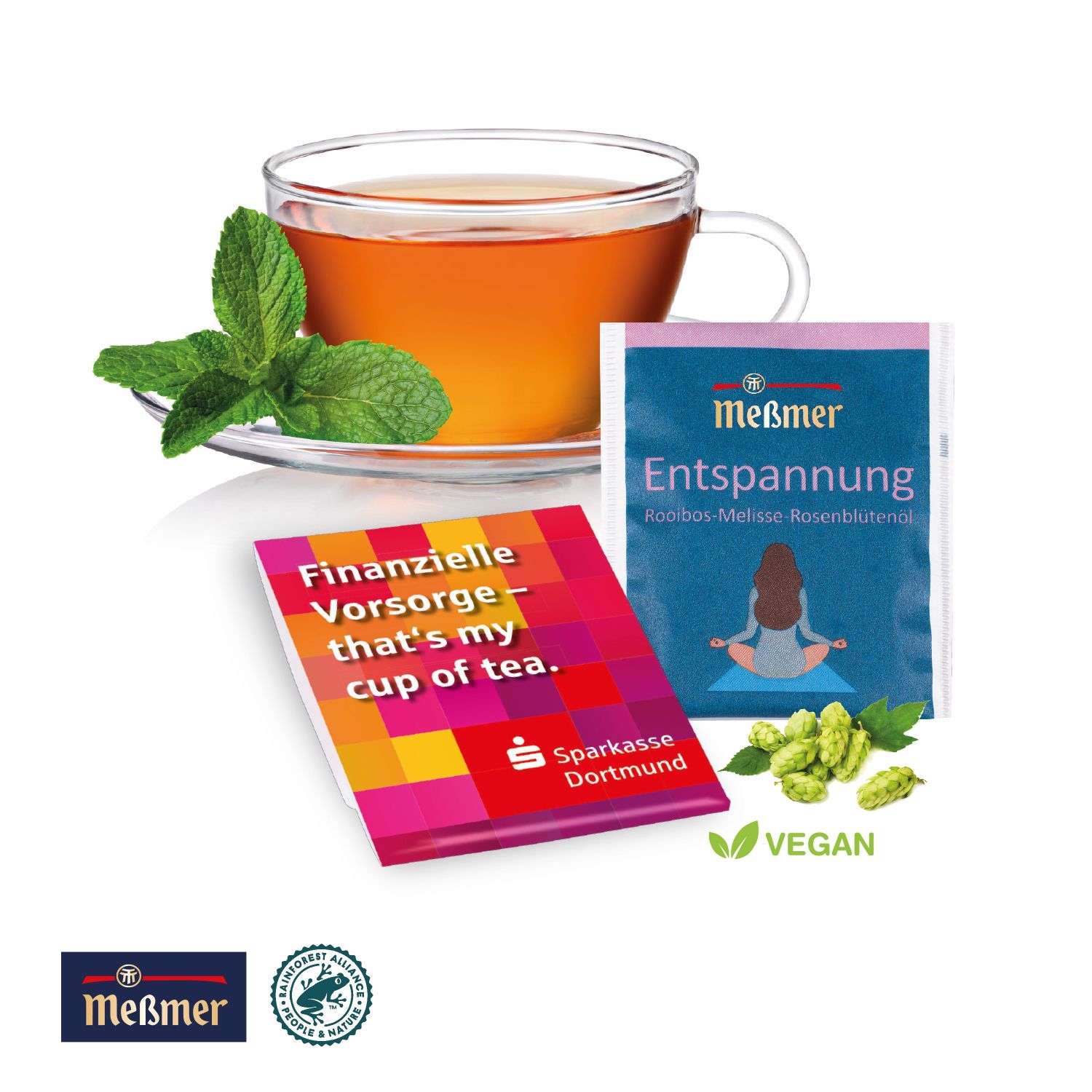 CD91277Premium-Tee im Werbebriefchen