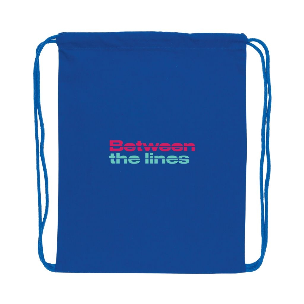 XDP762.63-5Impact AWARE™ recycelter Baumwoll-Sportbeutel 145gr_ blau