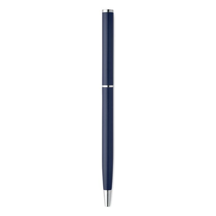 MO3139-85Nimes Drehkugelschreiber recy. Alu_ marineblau