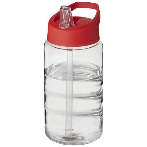 PF210883-11H2O Active® Bop 500 ml Sportflasche mit Ausgussdeckel_ transparent_rot