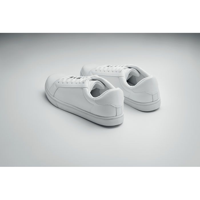 MO2043-06Blancos Sneakers aus PU Gr. 43_ weiss
