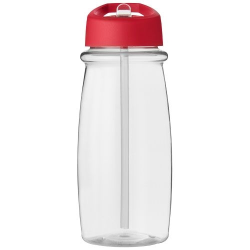 PF210882-3H2O Active® Pulse 600 ml Sportflasche mit Ausgussdeckel_ transparent_rot