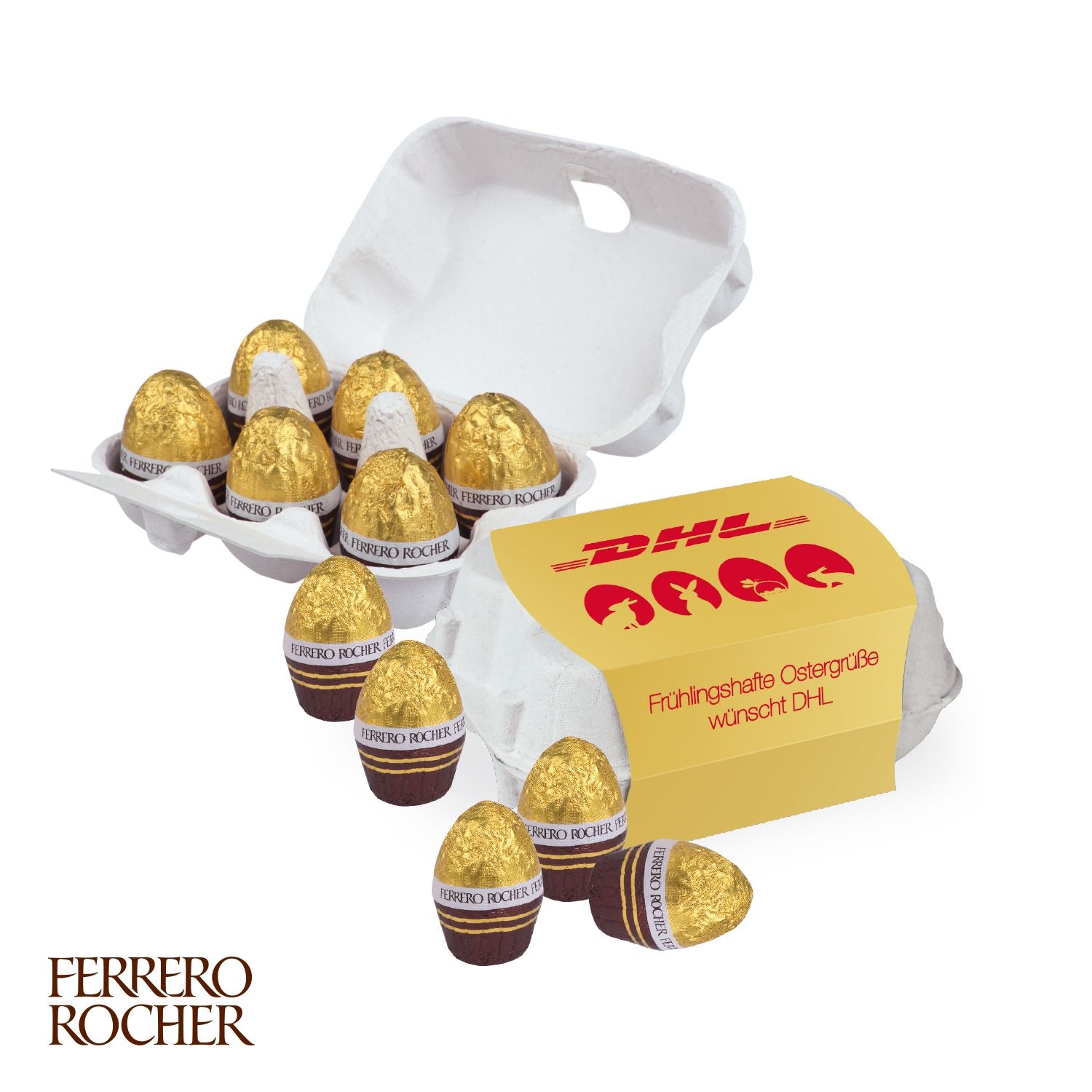 CD94656Schoko-Eier 6er mit FERRERO Rocher