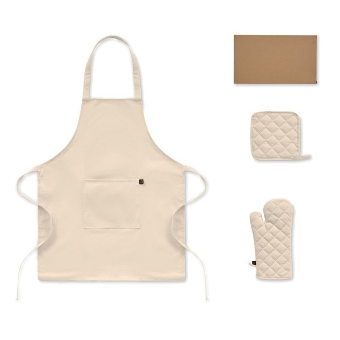 MO3171-13Gala Set Kuechen-Set recy. Baumwolle_ beige