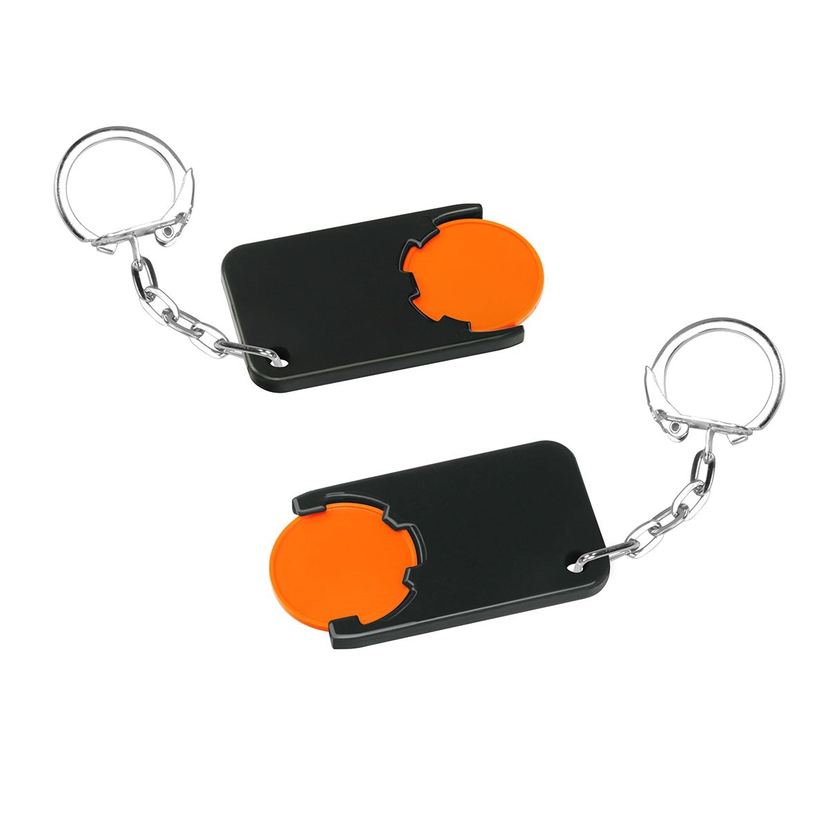 HE7454K-5-6Chiphalter mit 1€-Chip _Beta_ orange_ schwarz