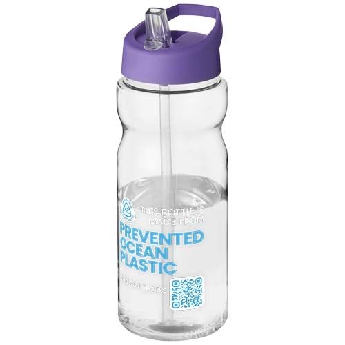 PF210099-23H2O Active® Eco Base 650 ml Sportflasche mit Ausgussdeckel_ transparent_lila